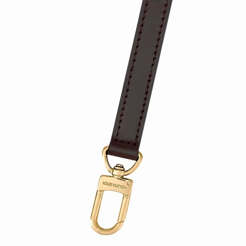 LIKE NEW!!! Authentic LOUIS VUITTON LV DAMIER EBENE EPI BROWN VACHETTA STRAP - Picture 3 of 12